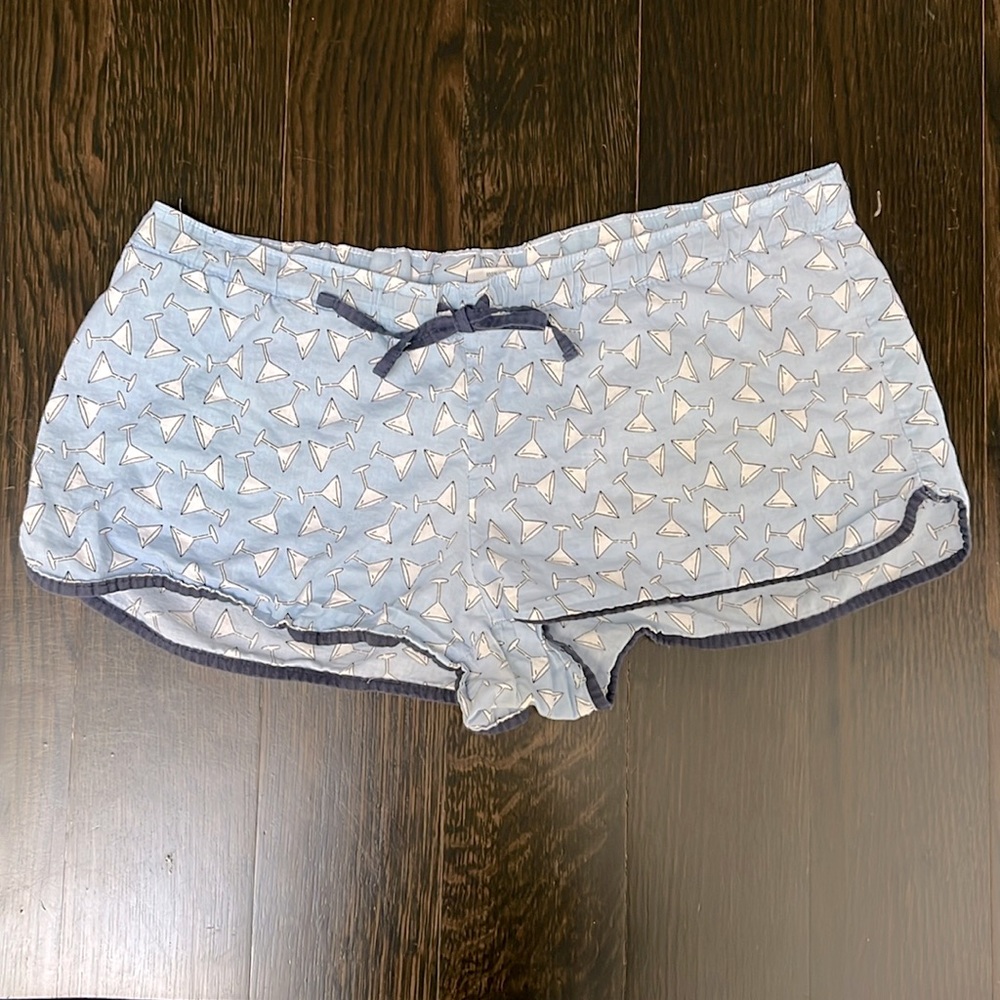 MALABAR BAY Martini Sleep Shorts / Pajama Bottoms 🍸